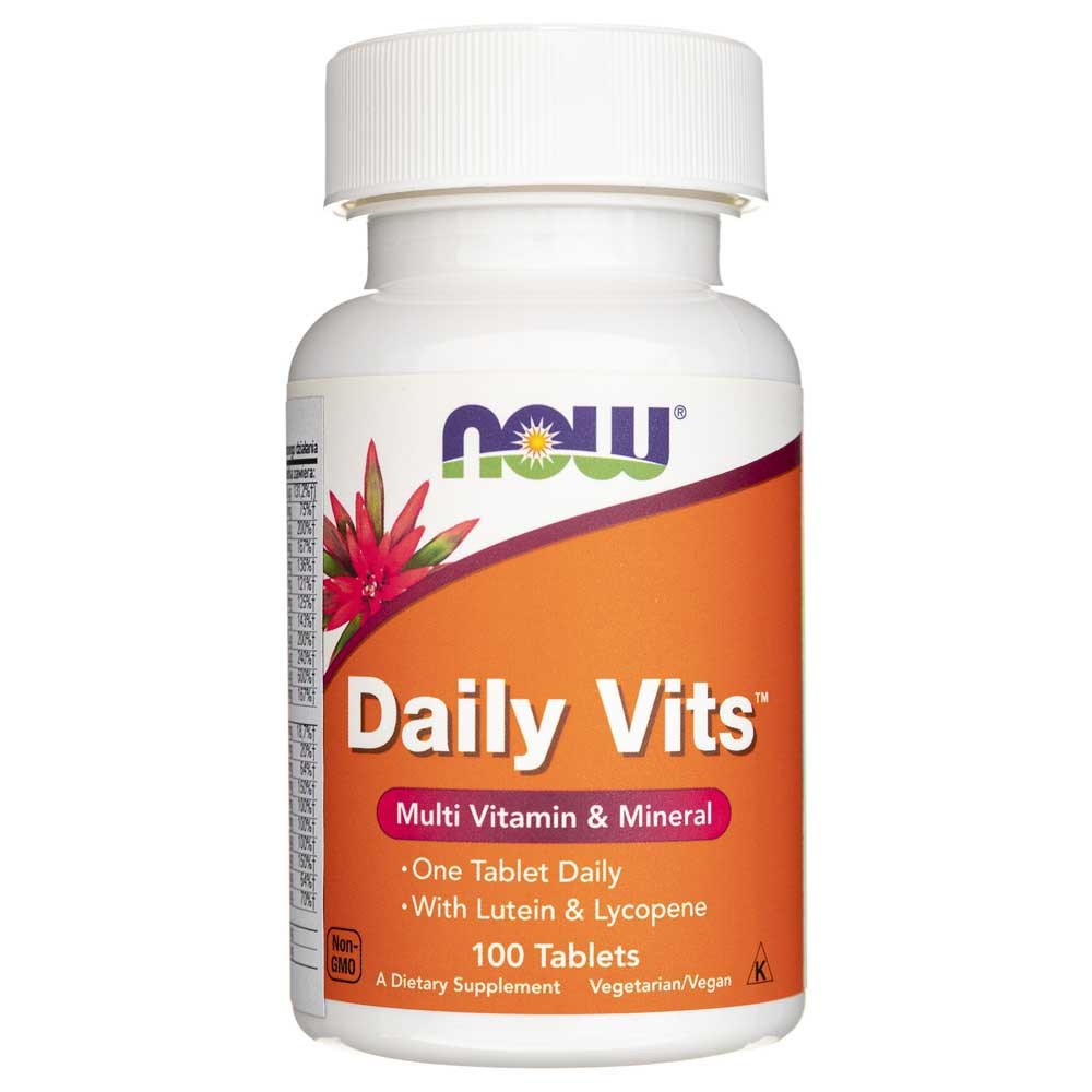 NOW FOODS Daily Vits, multivitamīni un minerālvielas – 100 tabletes