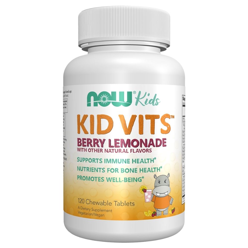 NOW FOODS Kid Vits multivitamīni ar ogu garšu – 120 tabletes