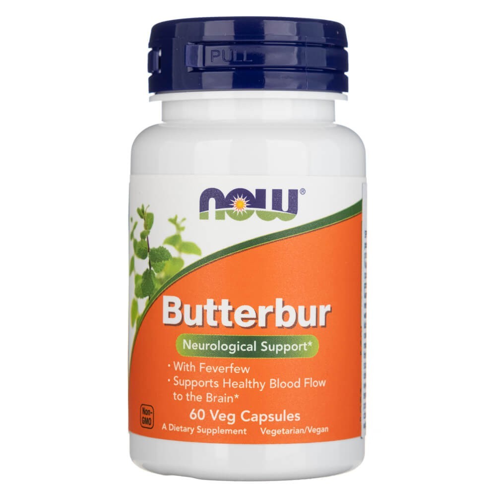 NOW FOODS Butterbur – 60 kapsulas
