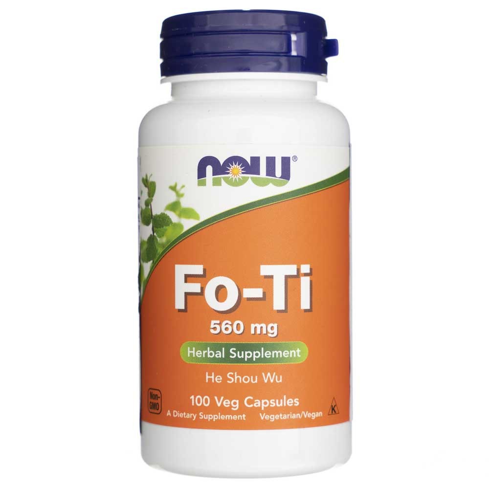 NOW FOODS Fo-Ti (He Shou Wu) 560 mg – 100 kapsulas