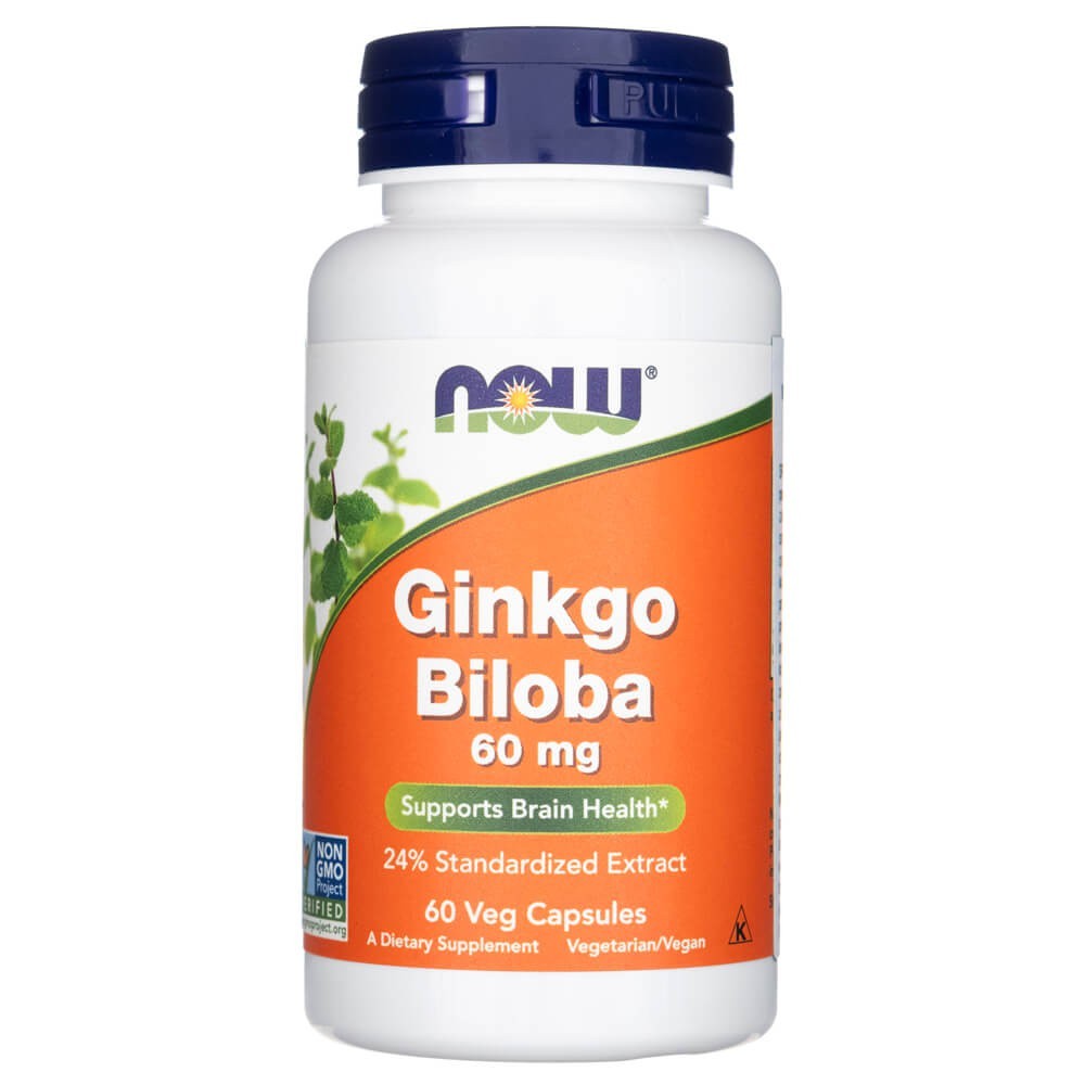 NOW FOODS ginks 60 mg – 60 kapsulas
