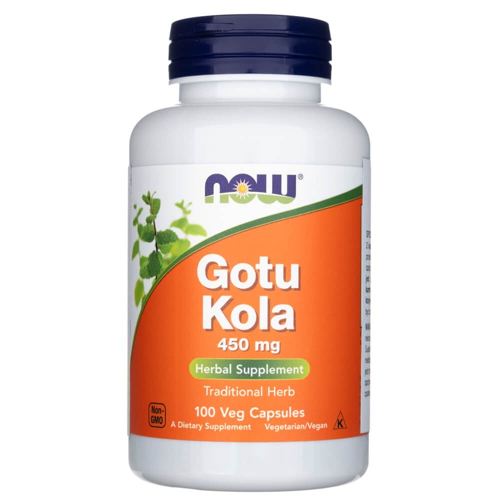 NOW FOODS Gotu Kola 450 mg – 100 kapsulas