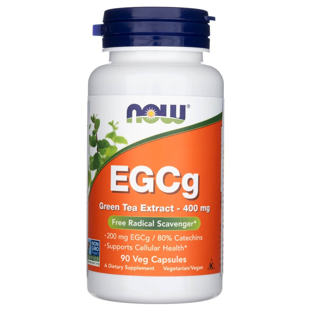 NOW FOODS zaļās tējas ekstrakts EGCg 400 mg – 90 kapsulas