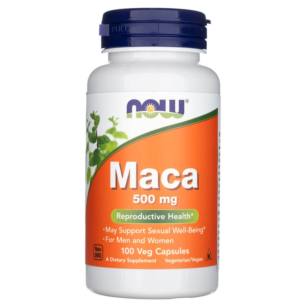 NOW FOODS Maka 500 mg – 100 kapsulas