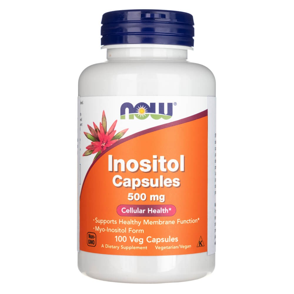 NOW FOODS inozīts 500 mg – 100 kapsulas