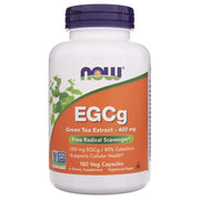 NOW FOODS zaļās tējas ekstrakts EGCg 400 mg – 180 kapsulas