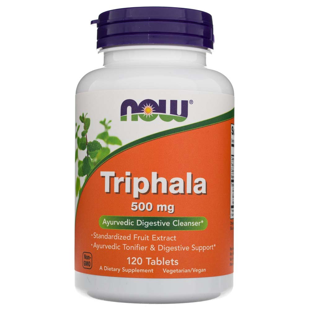 NOW FOODS Triphala 500 mg – 120 tabletes