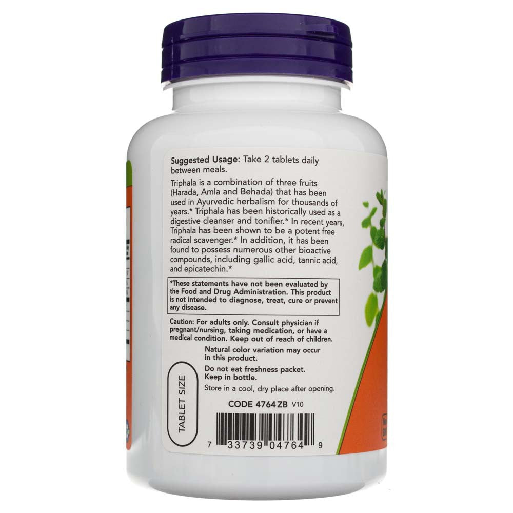 NOW FOODS Triphala 500 mg – 120 tabletes