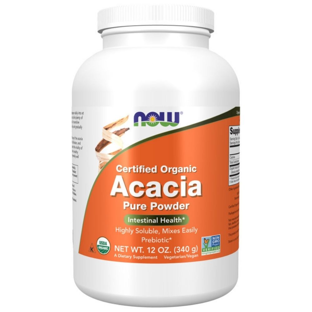 NOW FOODS akāciju šķiedrvielas – 340 g