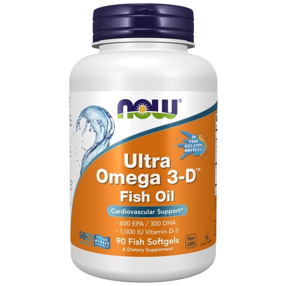 NOW FOODS Ultra Omega 3-D 1200 mg – 90 kapsulas