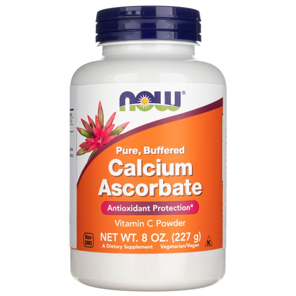 NOW FOODS Kalcija askorbāta pulveris – 227 g