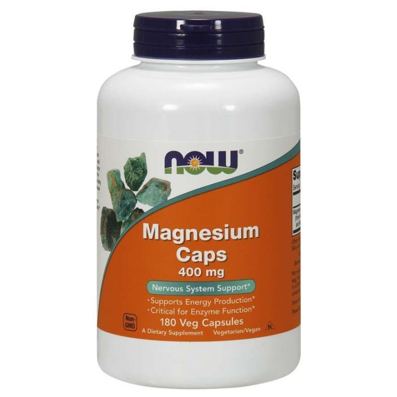 NOW FOODS Magnijs 400 mg – 180 kapsulas