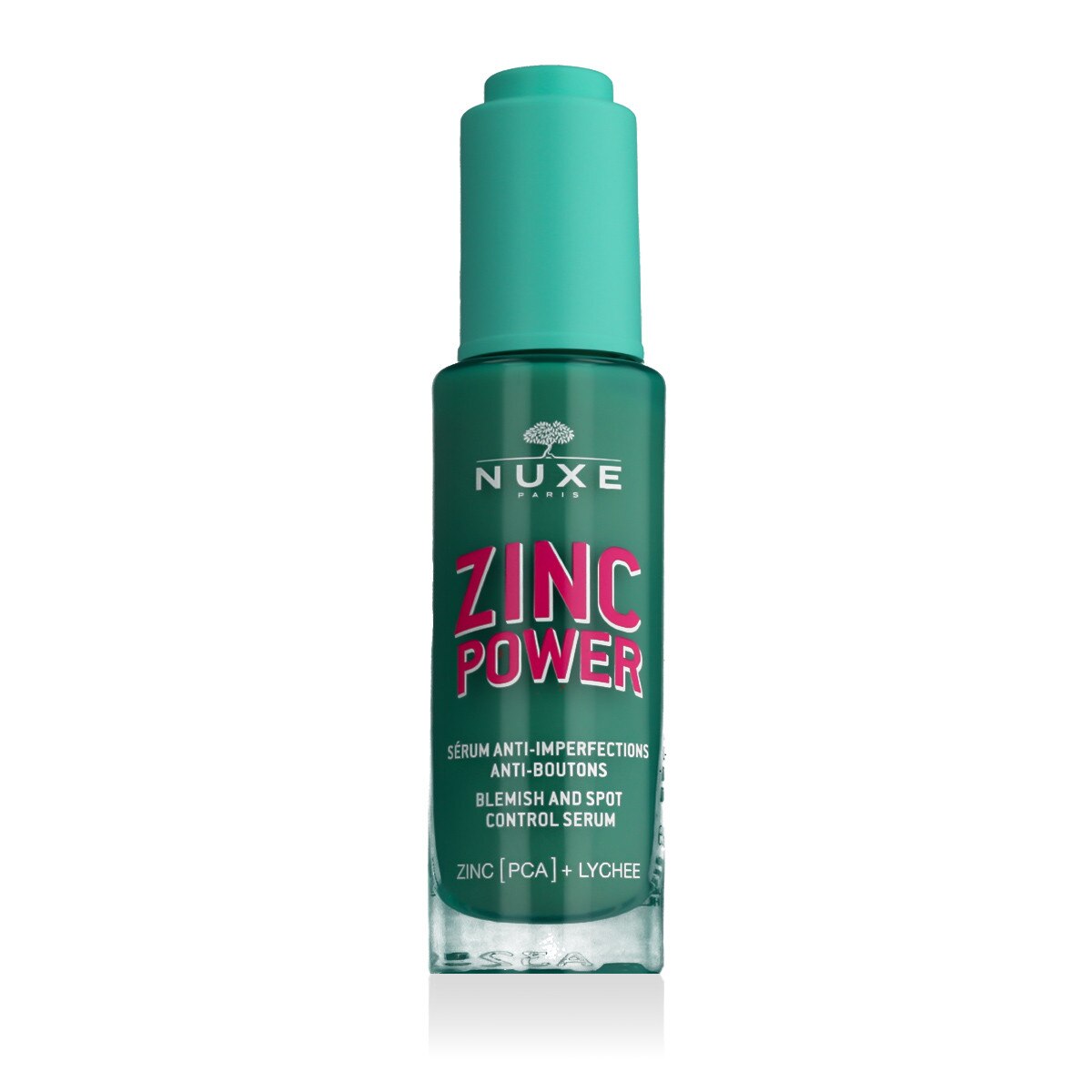 Nuxe Zinc Power veido serumas nuo odos defektų, skirtas rytui ir vakarui, vietiniam naudojimui, 30 ml