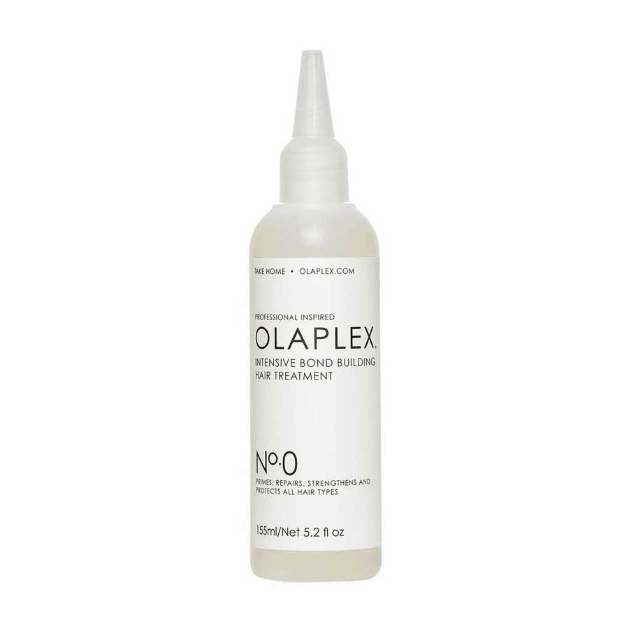 Olaplex, Intensive Bond Building No.0, Plaukų losjono gydymas, Gruntuoja/Remontuoja/Sustiprina & Apsaugo, 155 ml