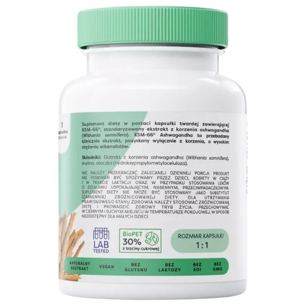 Osavi Ašvaganda KSM-66® 200 mg - 60 kapsulas