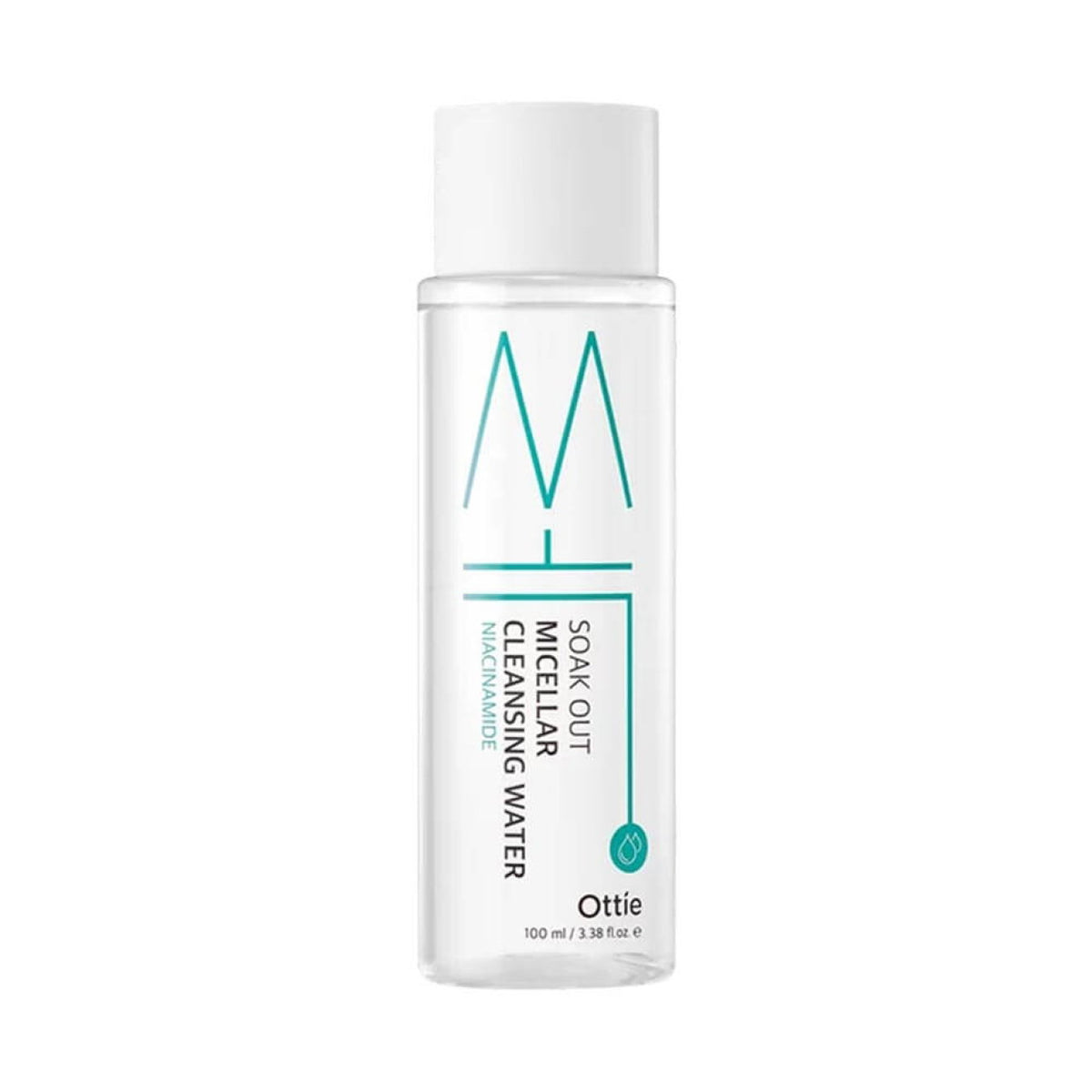 Ottie, Soak Out attīrošs un mitrinošs micelārais ūdens jutīgai ādai, 100 ml