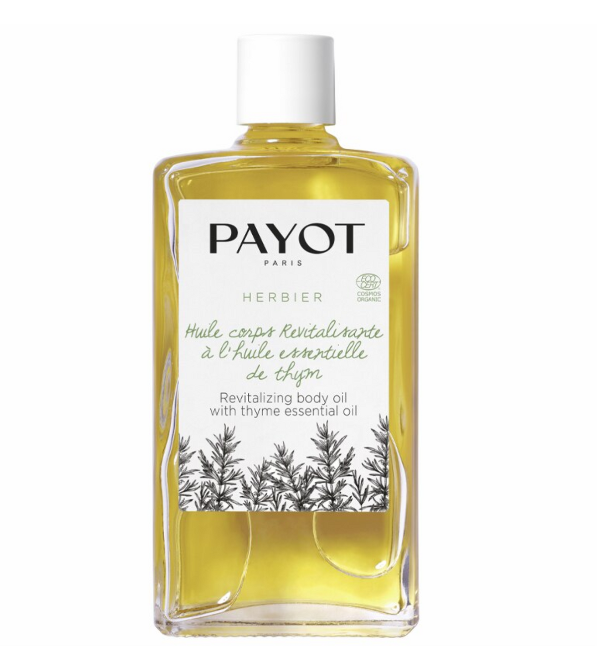 Payot, Herbier, čiobrelių eterinis aliejus, atgaivinamasis, kūno aliejus, 95 ml