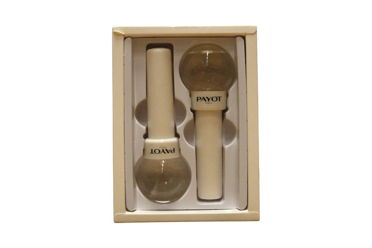 Dvigubas rinkinys, Payot, Pro Box masažinės sferos, baltas, stangrinamasis, kūno masažo gaublys, 2 vnt.