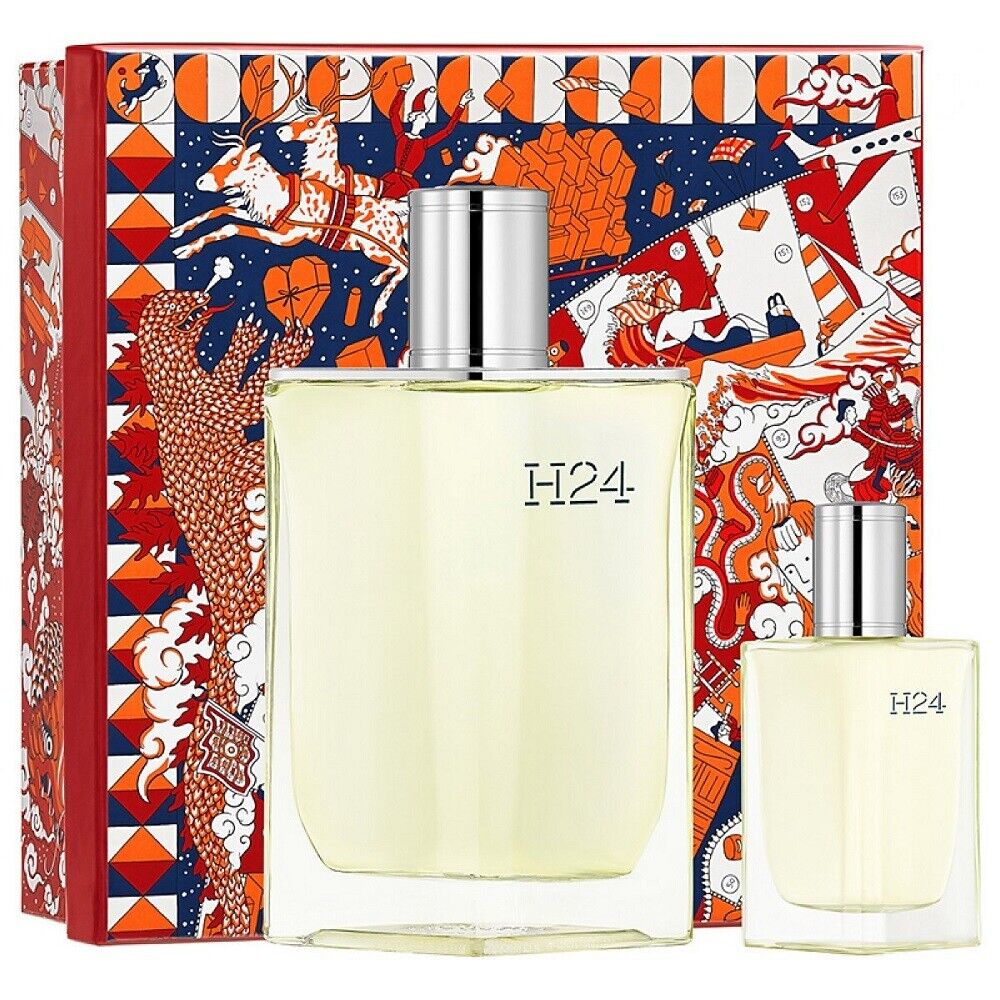 Komplekts Hermès H24, tualetes ūdens, vīriešiem, 100 ml + H24, tualetes ūdens, vīriešiem, 12,5 ml