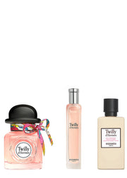 Komplekts Hermes: Twilly d'Hermes, Eau De Parfum, sievietēm, 50 ml + Twilly d'Hermes, Eau De Parfum, sievietēm, 15 ml + Twilly d'Hermes ķermeņa losjons, 40 ml