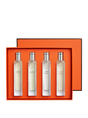 Komplekts Hermes: Un Jardin A Cythere, Eau De Toilette, Unisex, 15 ml + Un Jardin Sur Le Nil, Eau De Toilette, Unisex, 15 ml + Le Jardin de Monsieur Li, Eau De Toilette, sievietēm, 15 ml + Un Jardin Sur La Lagune, Eau De Toilette, Unisex, 15 ml