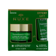 Rinkinys Nuxe: Nuxuriance Ultra veido kremas nuo senėjimo, 50 ml + Nuxuriance Ultra naktinis veido kremas nuo senėjimo, 15 ml