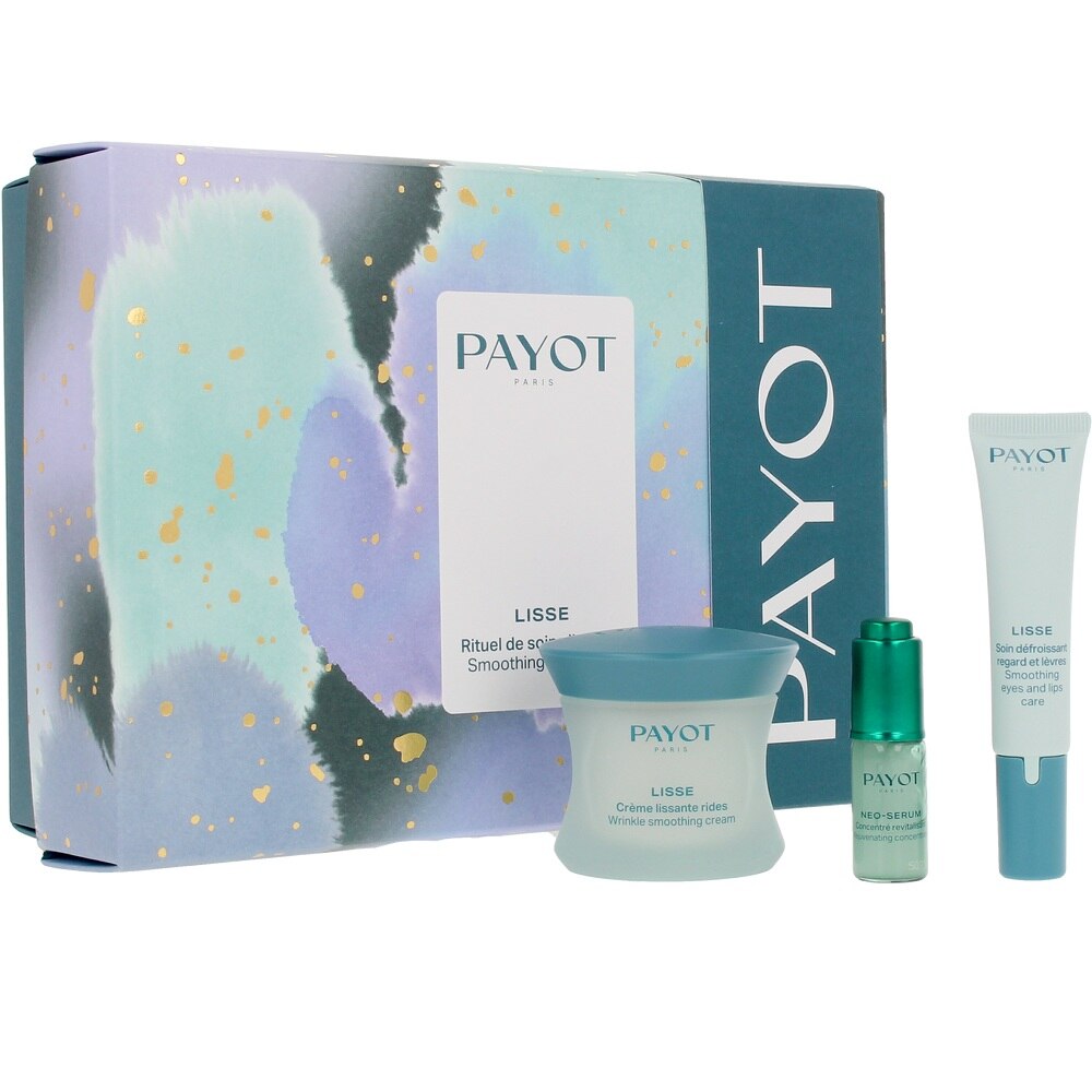 Rinkinys „Payot“: „Lisse“ lyginamasis paakių kremas, 15 ml + „Lisse“ lyginamasis kremas veidui, 50 ml + „Neo“ lyginamasis serumas veidui, 5 ml