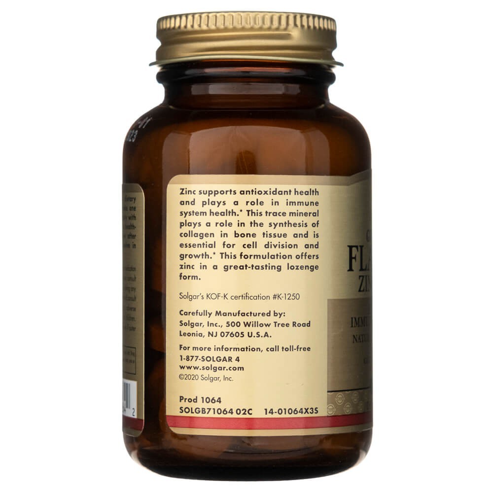 SOLGAR Flavo-Zinc cinks – 50 pastilēs