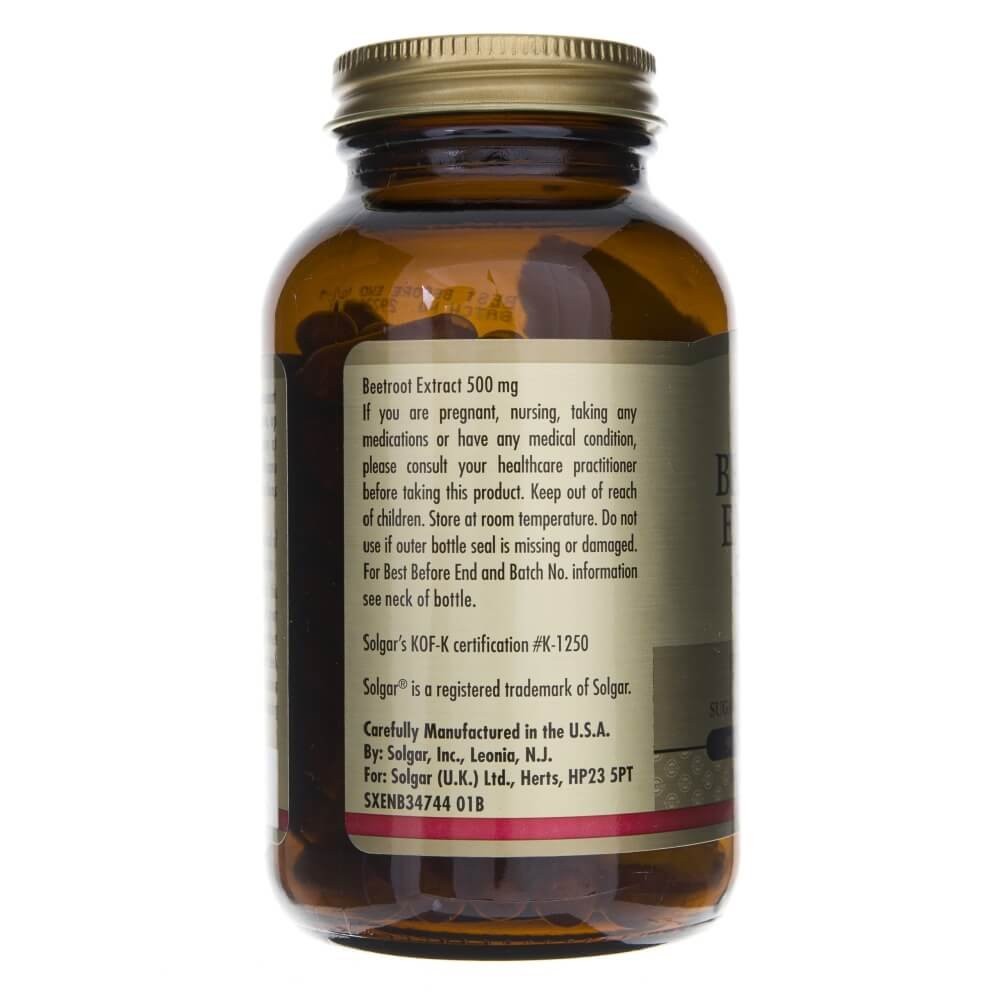 SOLGAR biešu ekstrakts 500 mg – 90 kapsulas