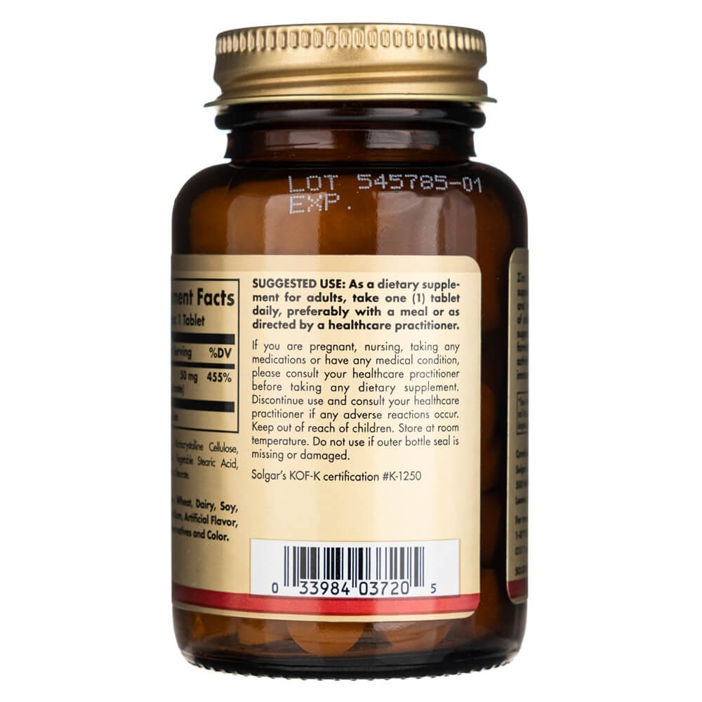 SOLGAR cinks 50 mg – 100 tabletes