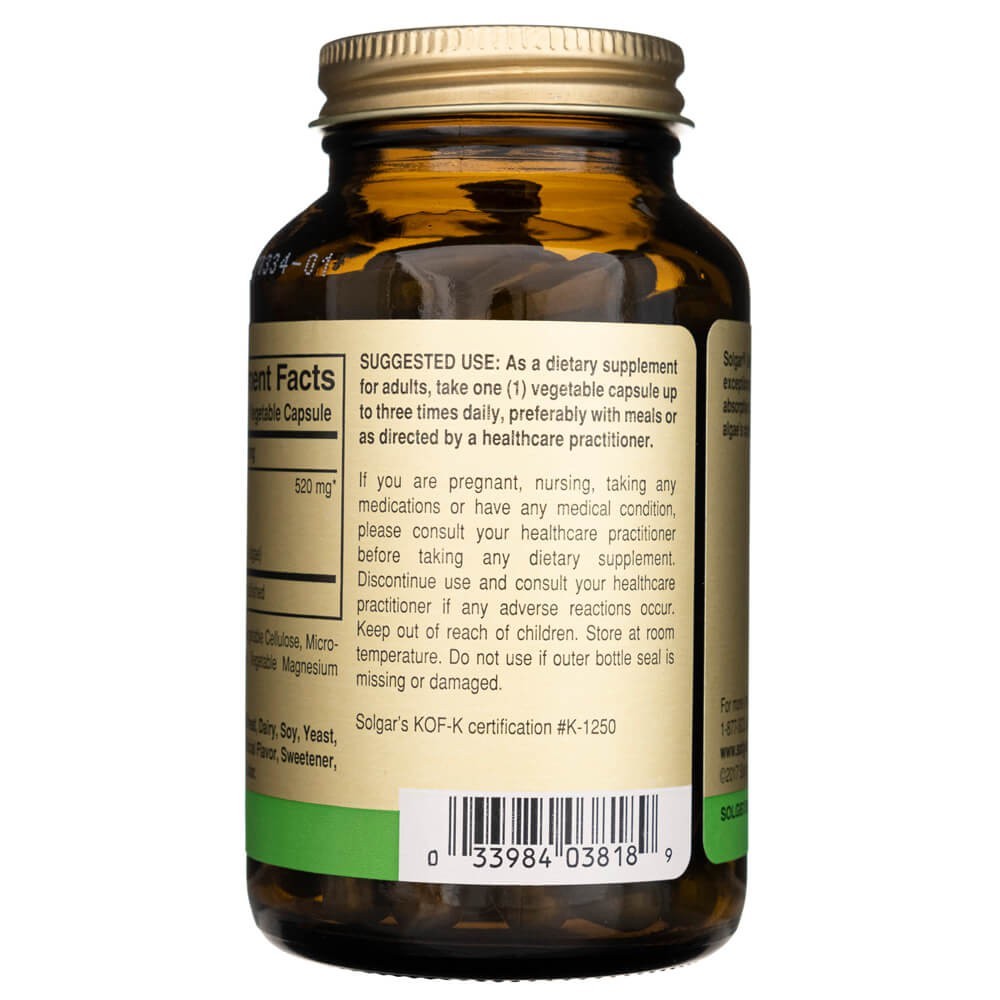 SOLGAR hlorella 520 mg – 100 kapsulas