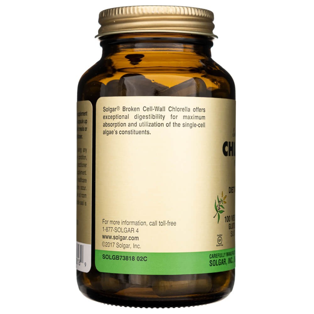 SOLGAR hlorella 520 mg – 100 kapsulas