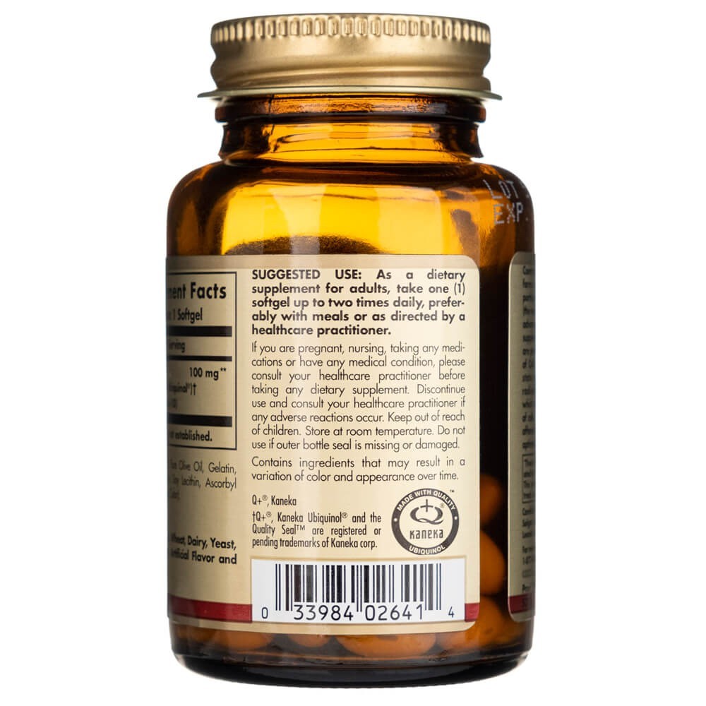 SOLGAR ubihinols 100 mg - 50 kapsulas