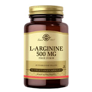 SOLGAR L-arginīns 500 mg – 50 kapsulas