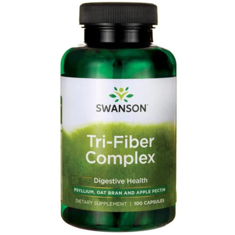 SWANSON Tri-Fiber Complex šķiedrvielas – 100 kapsulas