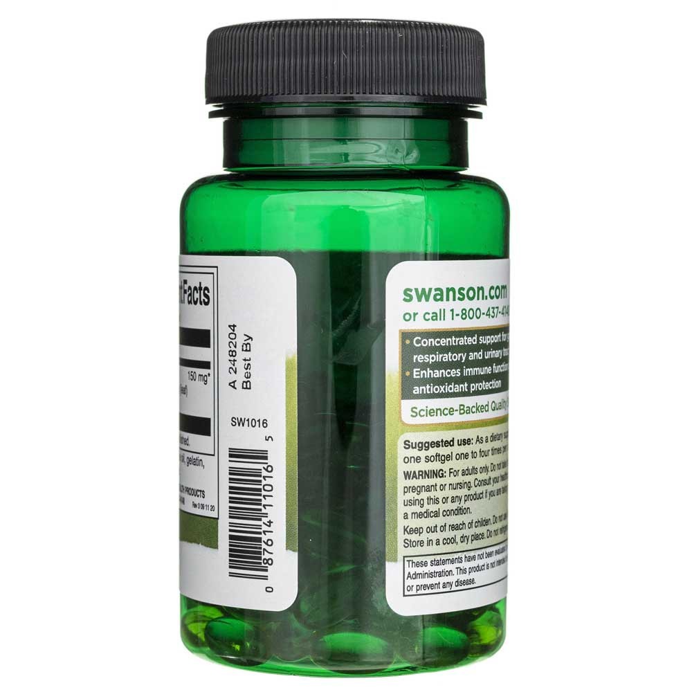 SWANSON raudeņu eļļas 10:1 ekstrakts, 150 mg – 120 kapsulas