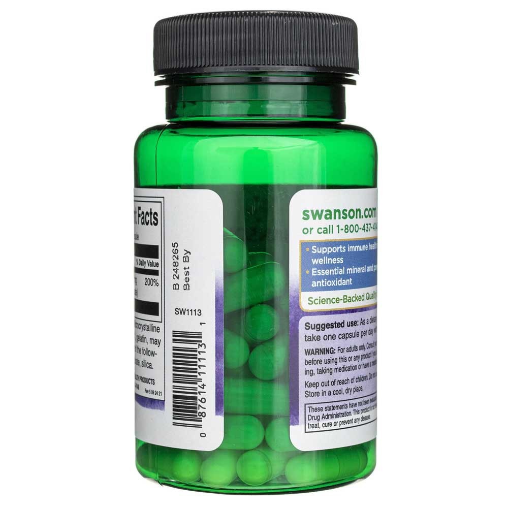SWANSON Cinka pikolināts 22 mg – 60 kapsulas