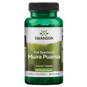 SWANSON Muira Puama 400 mg – 90 kapsulas