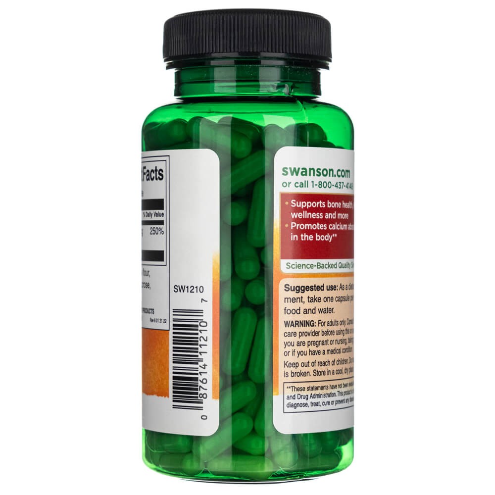 SWANSON D3 vitamīns 2000 SV (50 mcg) – 250 kapsulas
