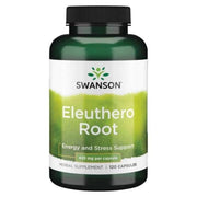 SWANSON eleuterokoka sakne (Sibīrijas žeņšeņs) 425 mg – 120 kapsulas