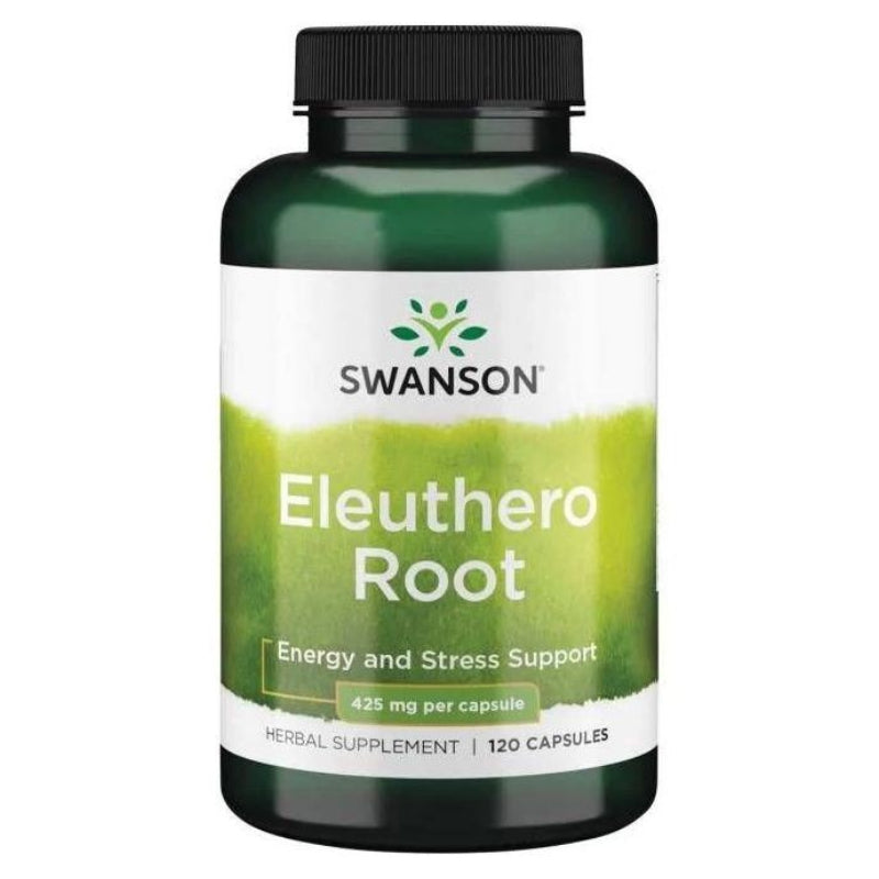 SWANSON eleuterokoka sakne (Sibīrijas žeņšeņs) 425 mg – 120 kapsulas