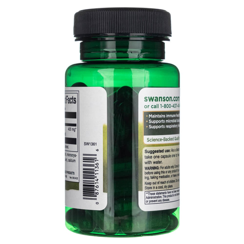 SWANSON melnās ķimenes 400 mg – 60 kapsulas
