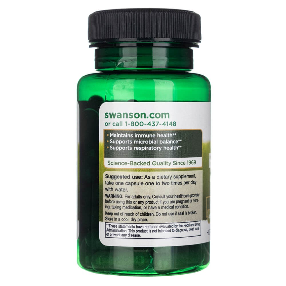 SWANSON melnās ķimenes 400 mg – 60 kapsulas