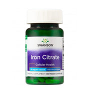 SWANSON dzelzs citrāts 25 mg – 60 kapsulas