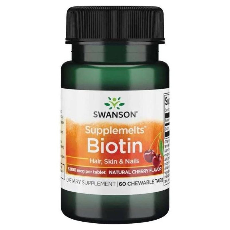 SWANSON biotīns – 60 pastilas