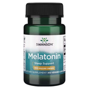 SWANSON melatonīns 500 mcg – 60 kapsulas