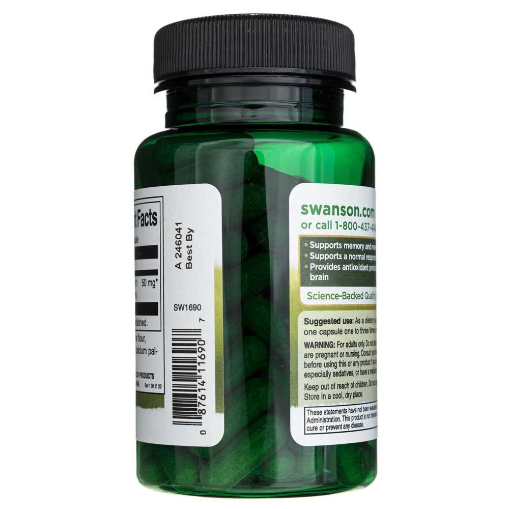 SWANSON Bakopa Monnieri 50 mg - 90 kapsulas