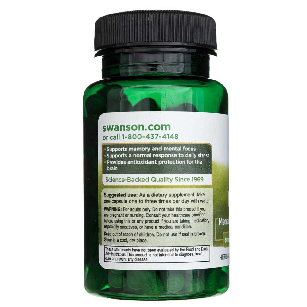 SWANSON Bakopa Monnieri 50 mg - 90 kapsulas