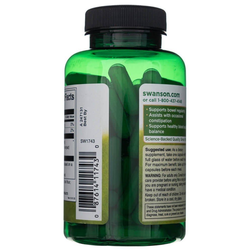 SWANSON glikomannāns 665 mg – 90 kapsulas