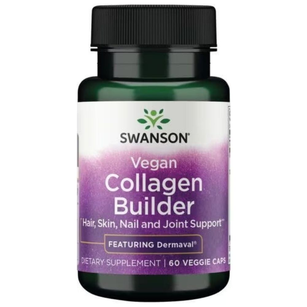SWANSON Vegan Collagen Builder ar „Dermaval” – 60 kapsulas